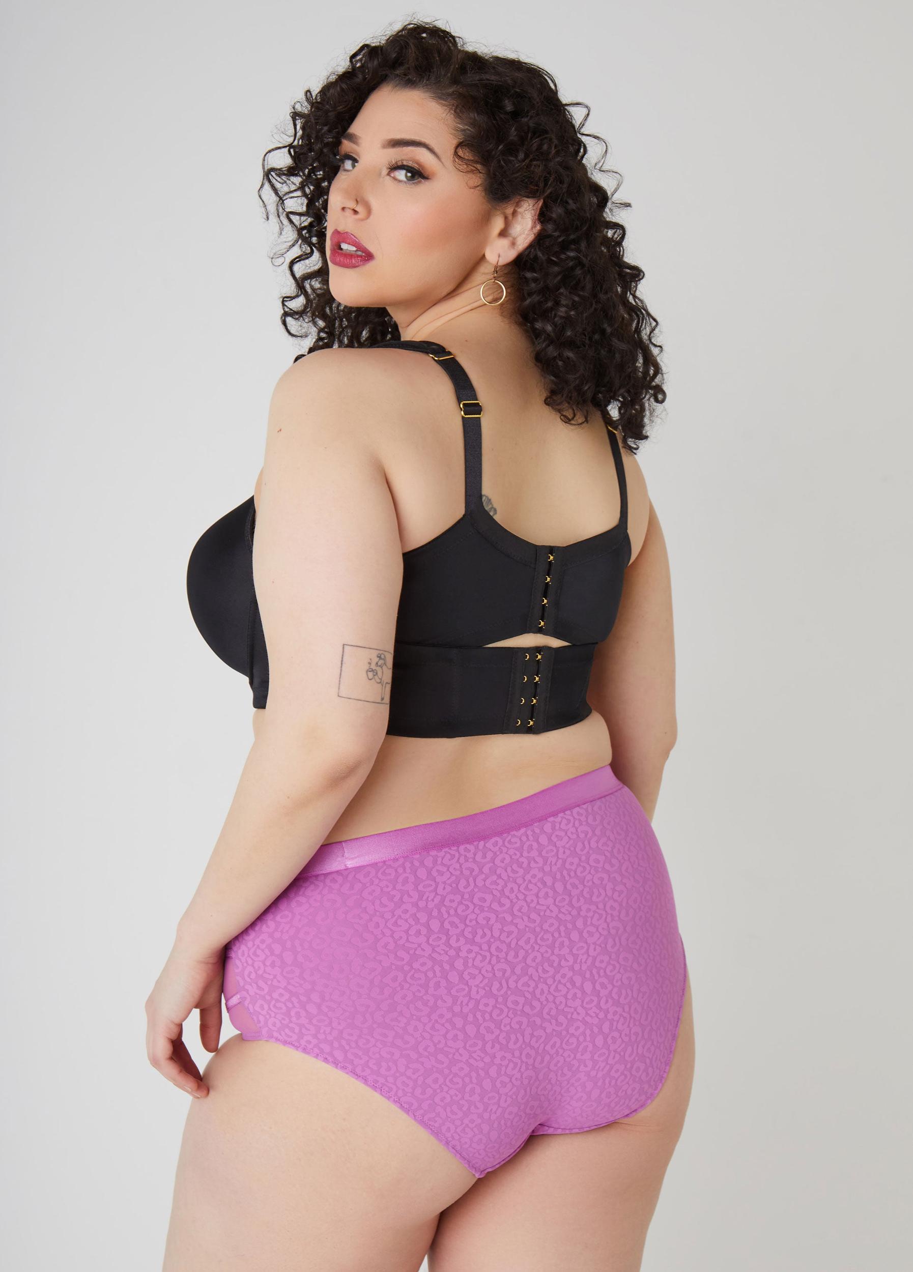 Caged Leopard Hipster Panty Product Image