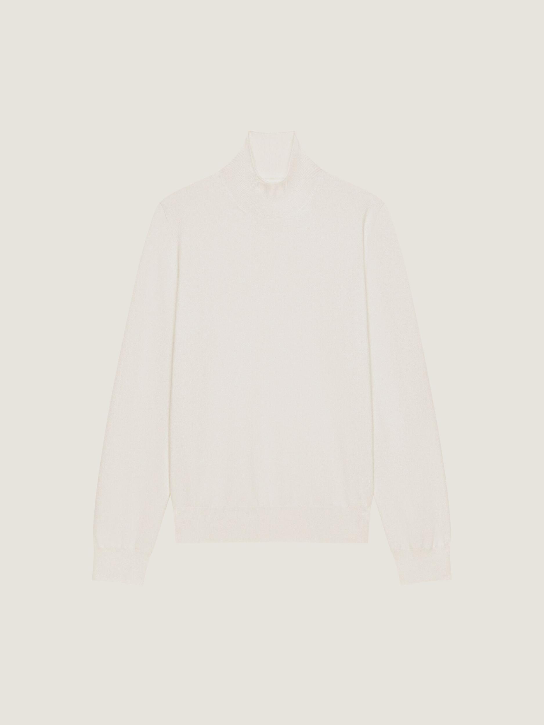 Turtleneck sweater in cashmere knit Product Image