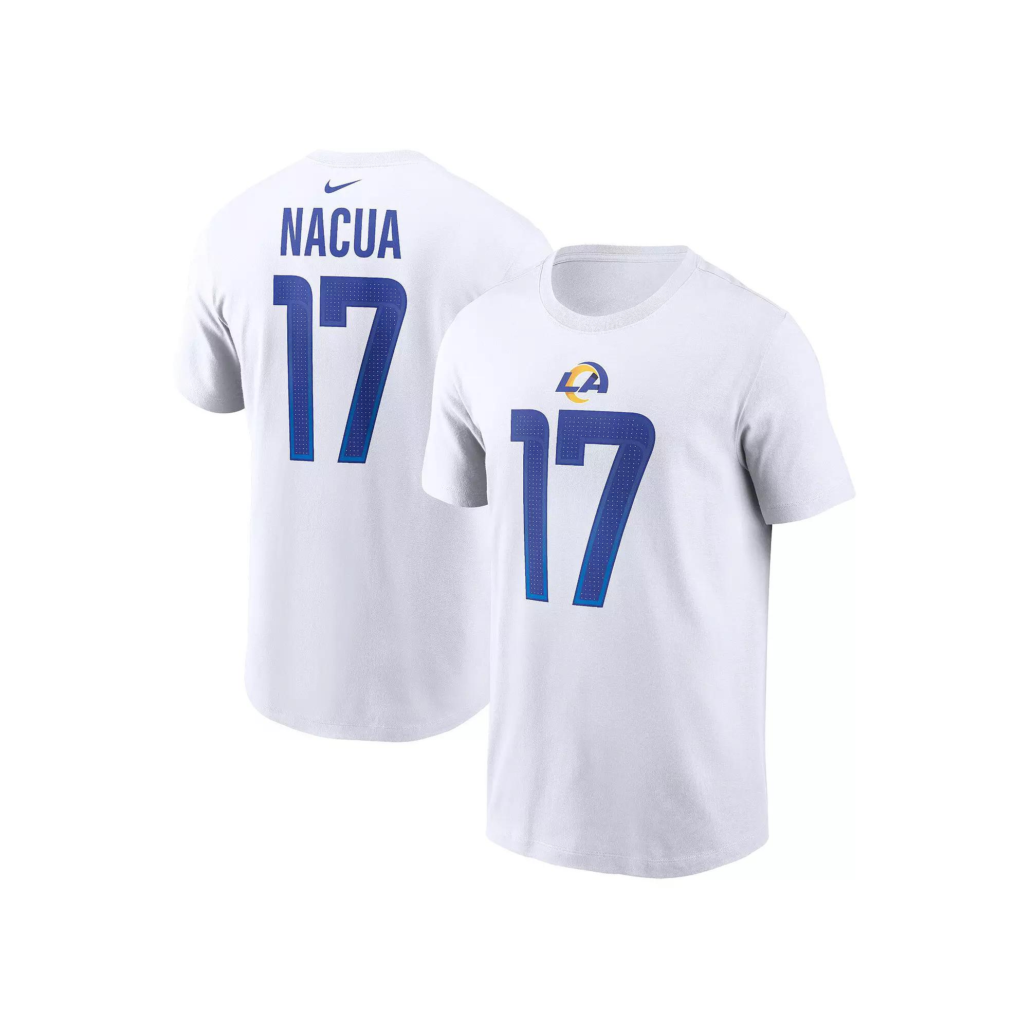 Men's Nike Puka Nacua White Los Angeles Rams Player Name & Number T-Shirt,  Product Image
