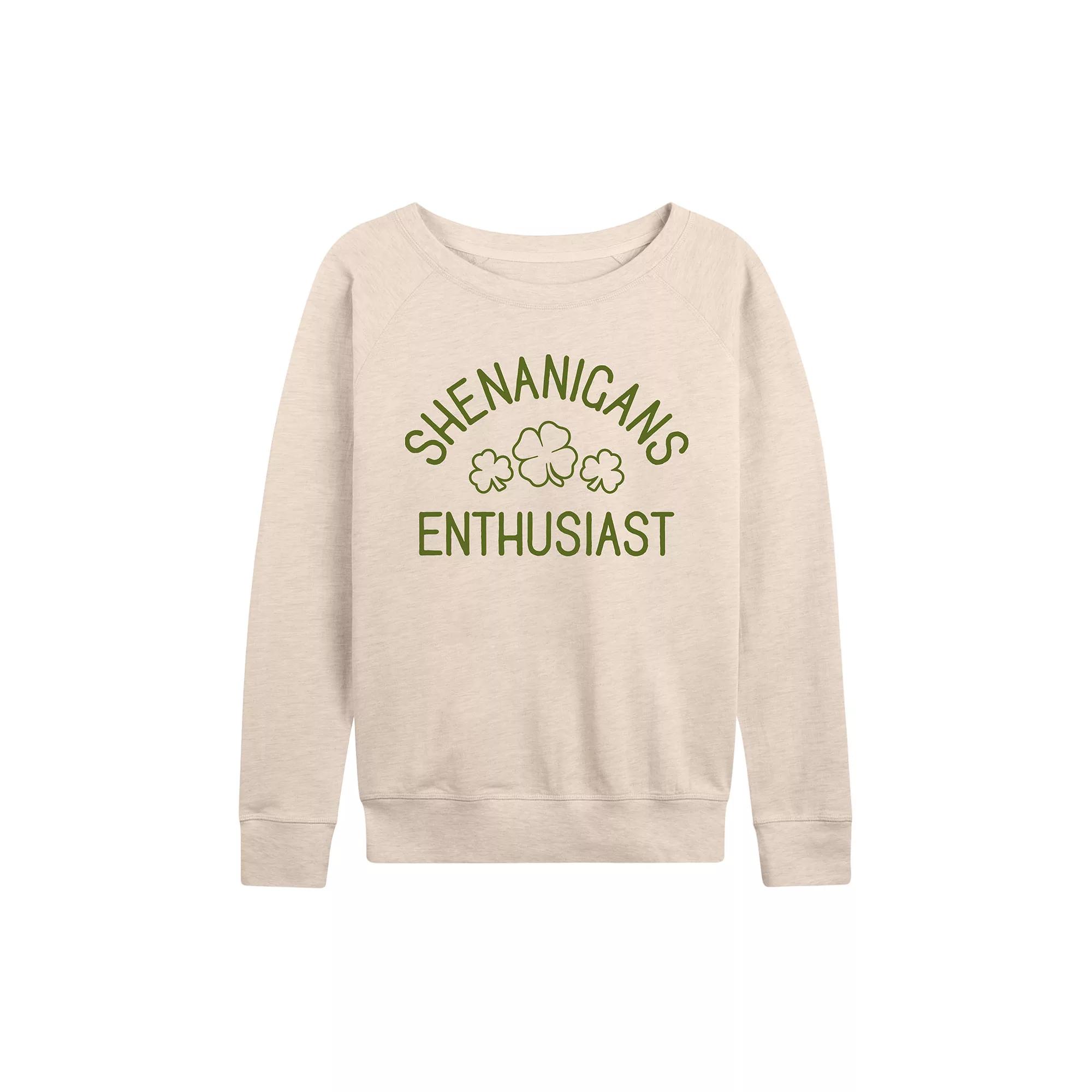 Women's Shenanigans Enthusiast French Terry Long Sleeve Tee,  Product Image
