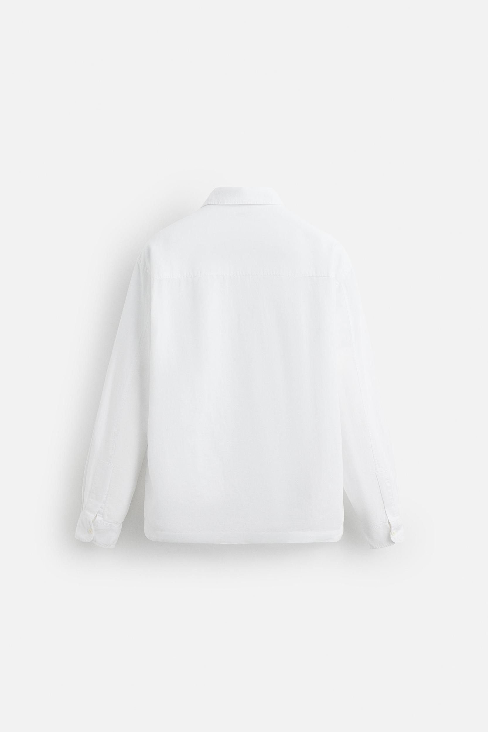 LINEN - COTTON POLO SHIRT Product Image