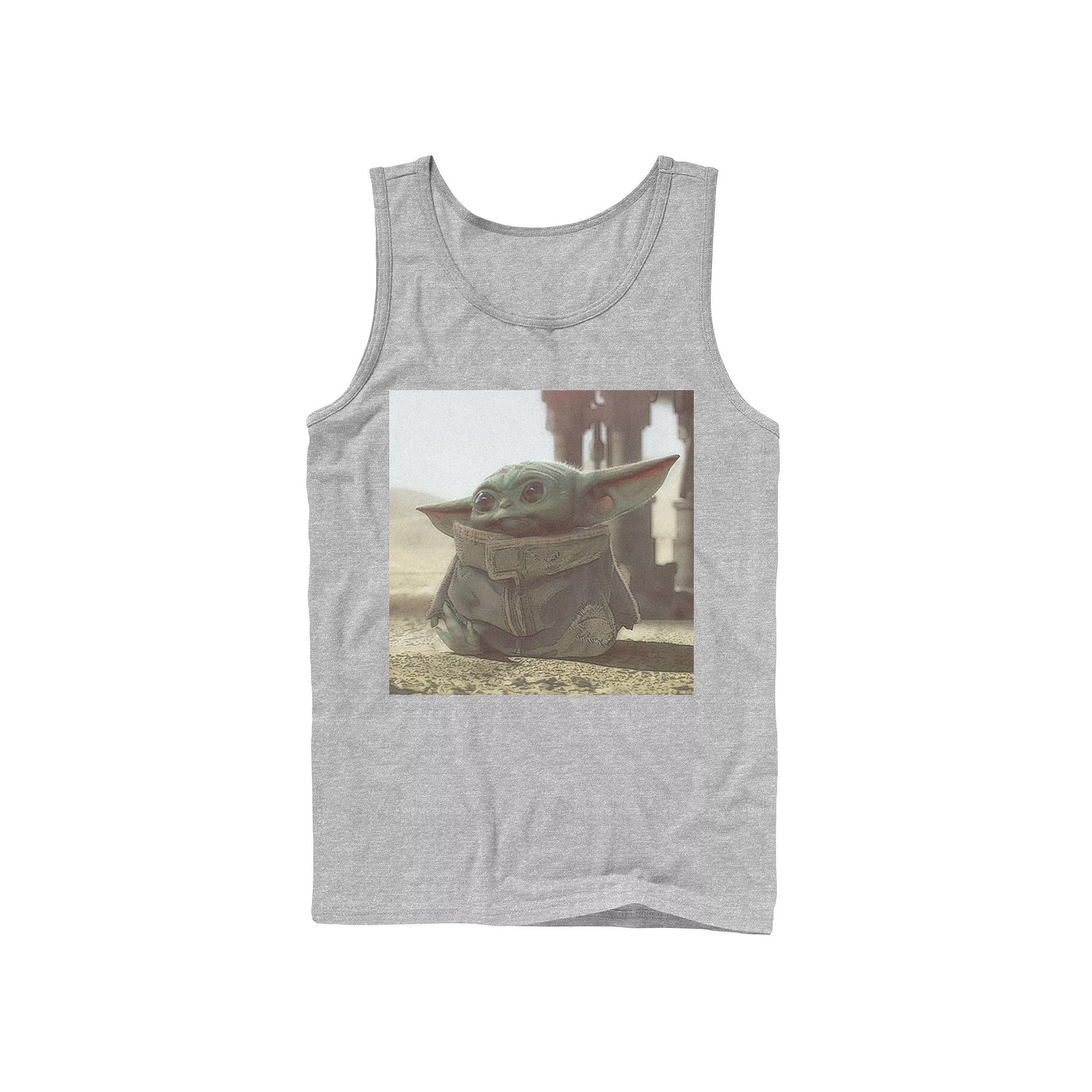 Men's Star Wars The Mandalorian The Child aka Baby Yoda Photograph Tank Top,  Product Image