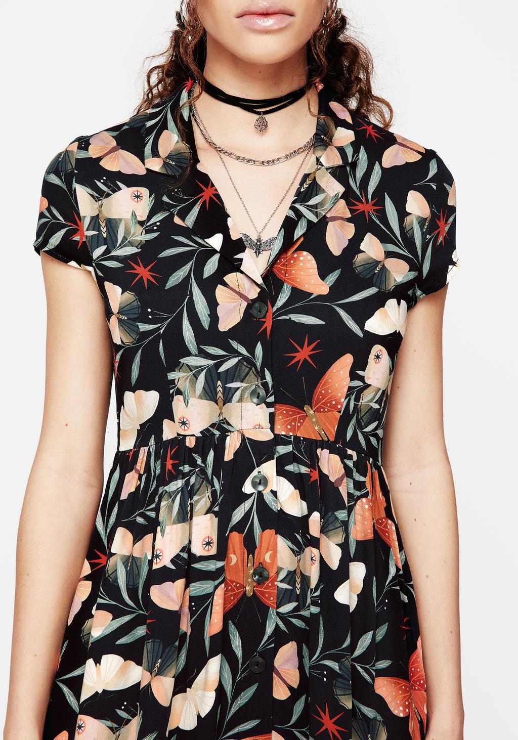 Mariposa Midi Shirt Dress Product Image