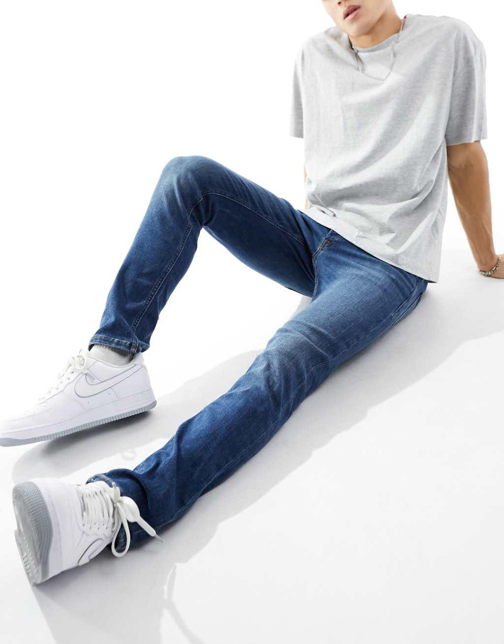Jack & Jones Intelligence Liam skinny fit stretch jeans Product Image