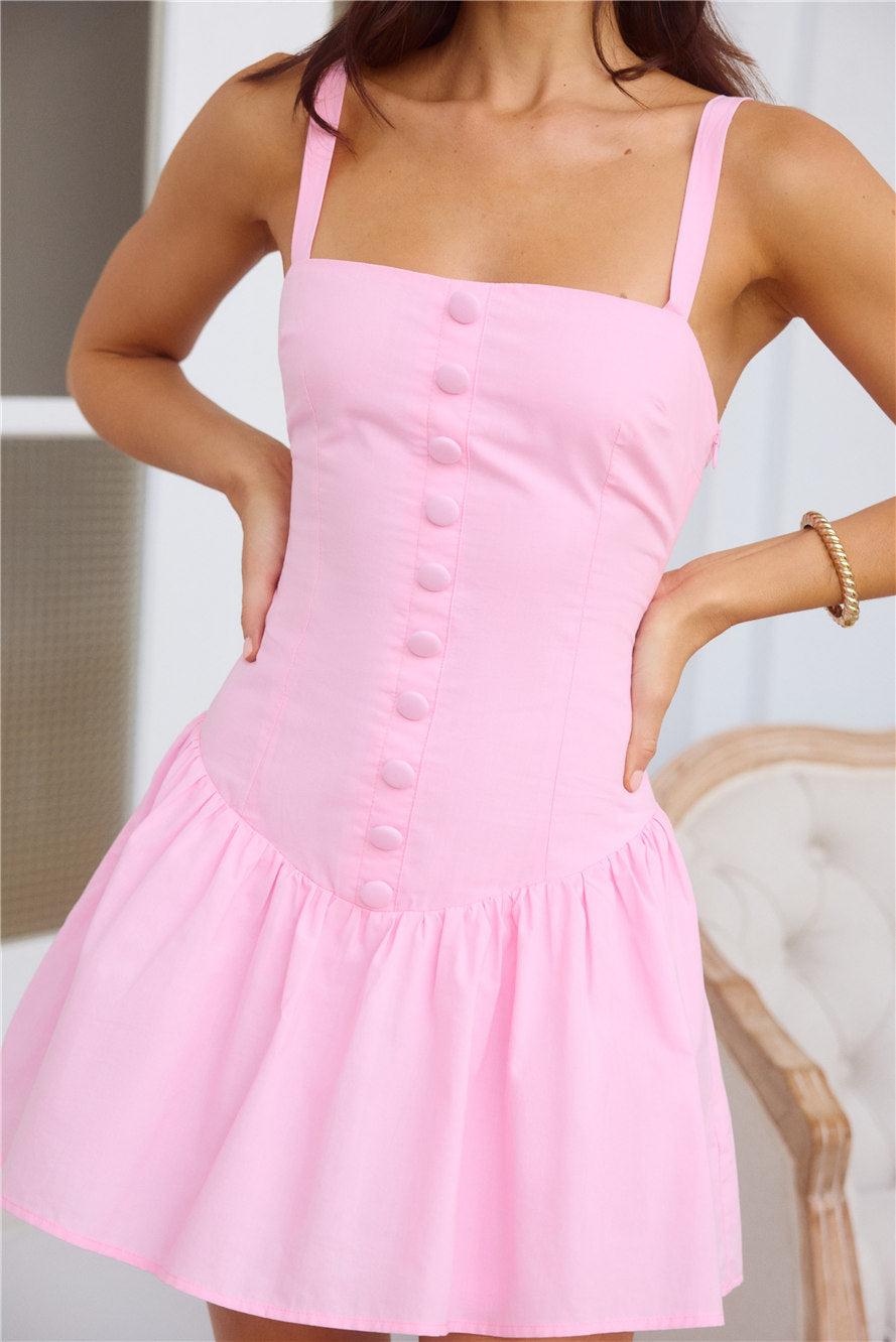 Sunset To Sunrise Mini Dress Blush Product Image