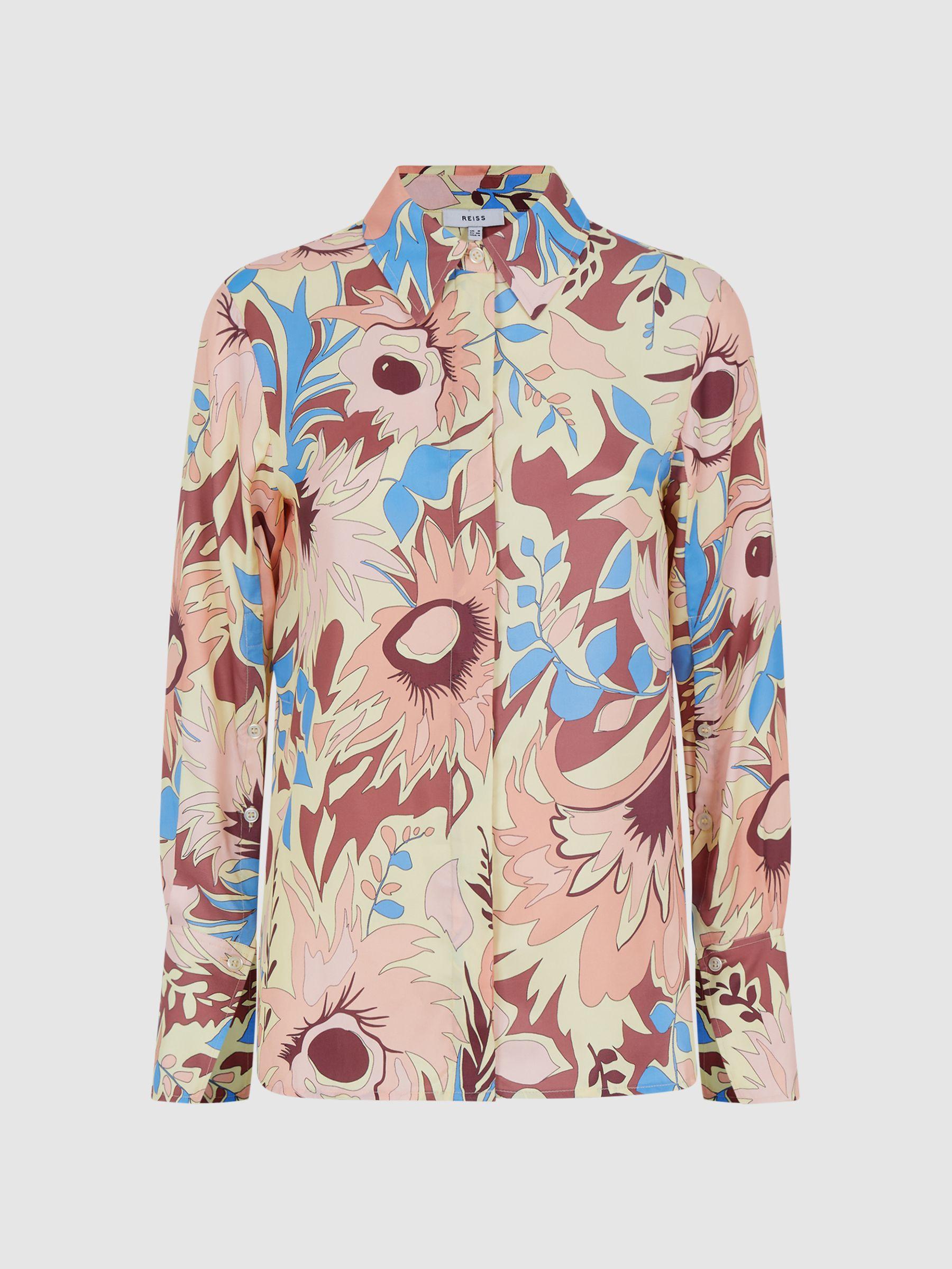 Floral Printed Shirt in Multi Product Image