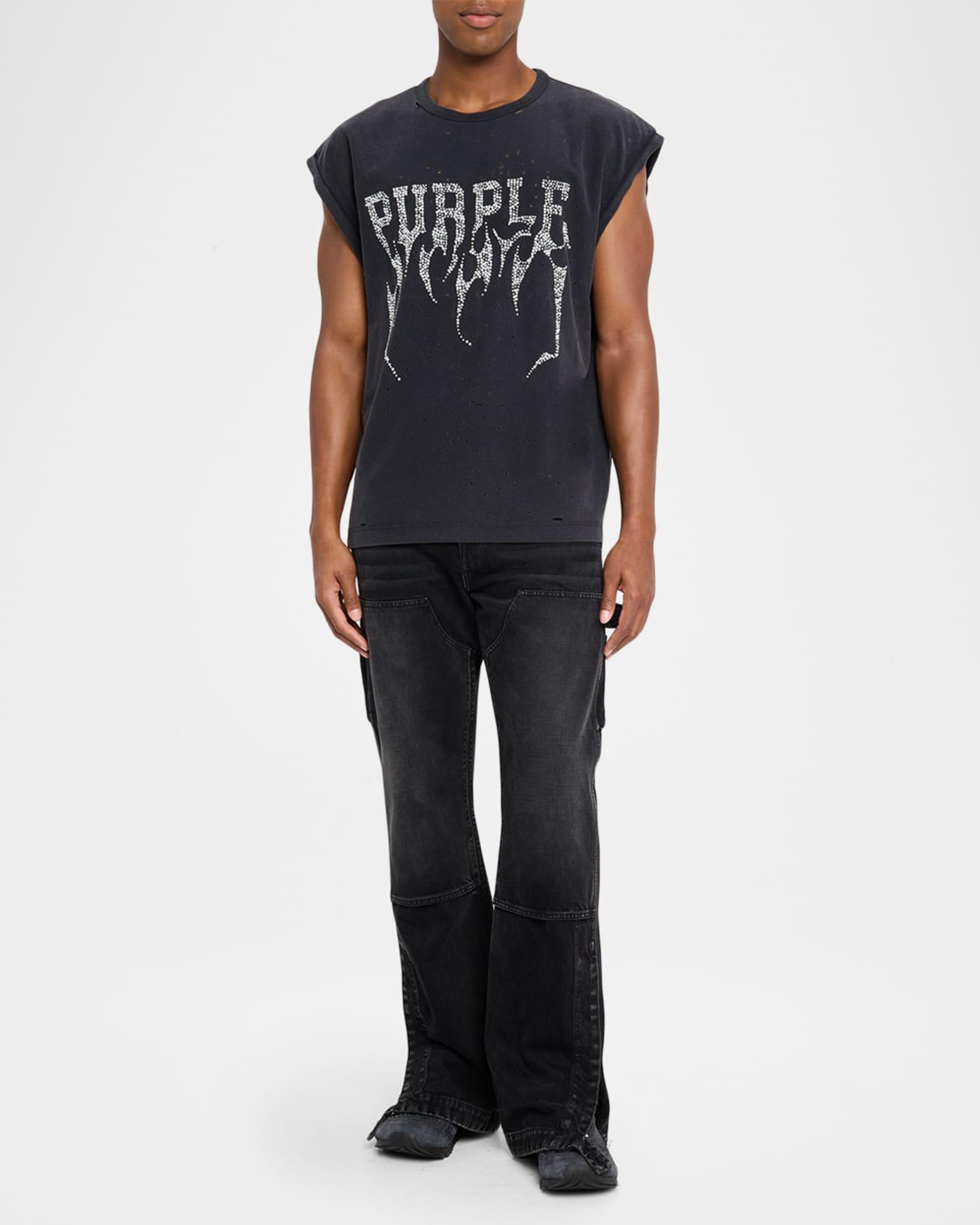 Men's Jersey Crystal Logo Sleeveless T-Shirt Product Image