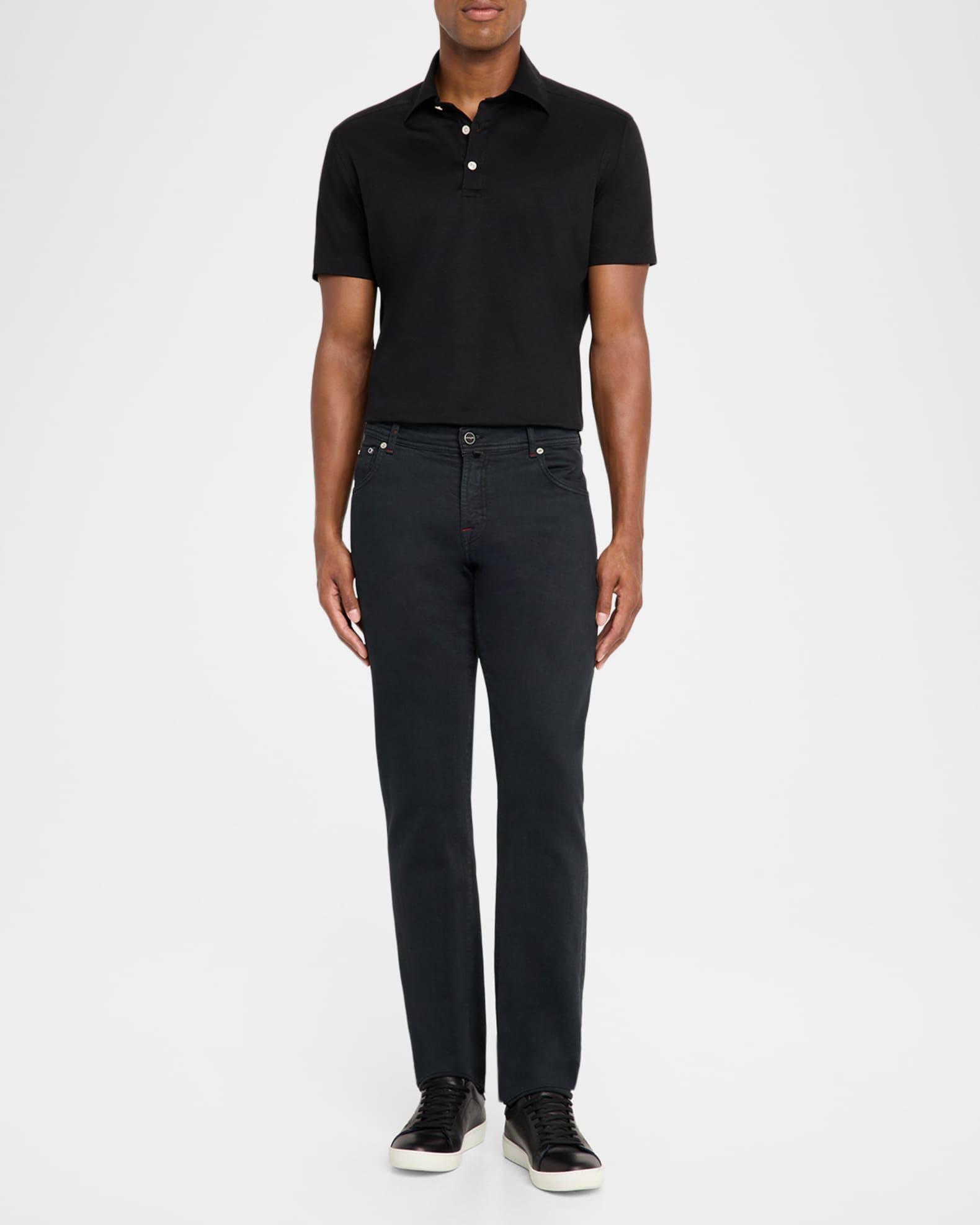 Men's Cotton Classic-Fit Polo Shirt Product Image