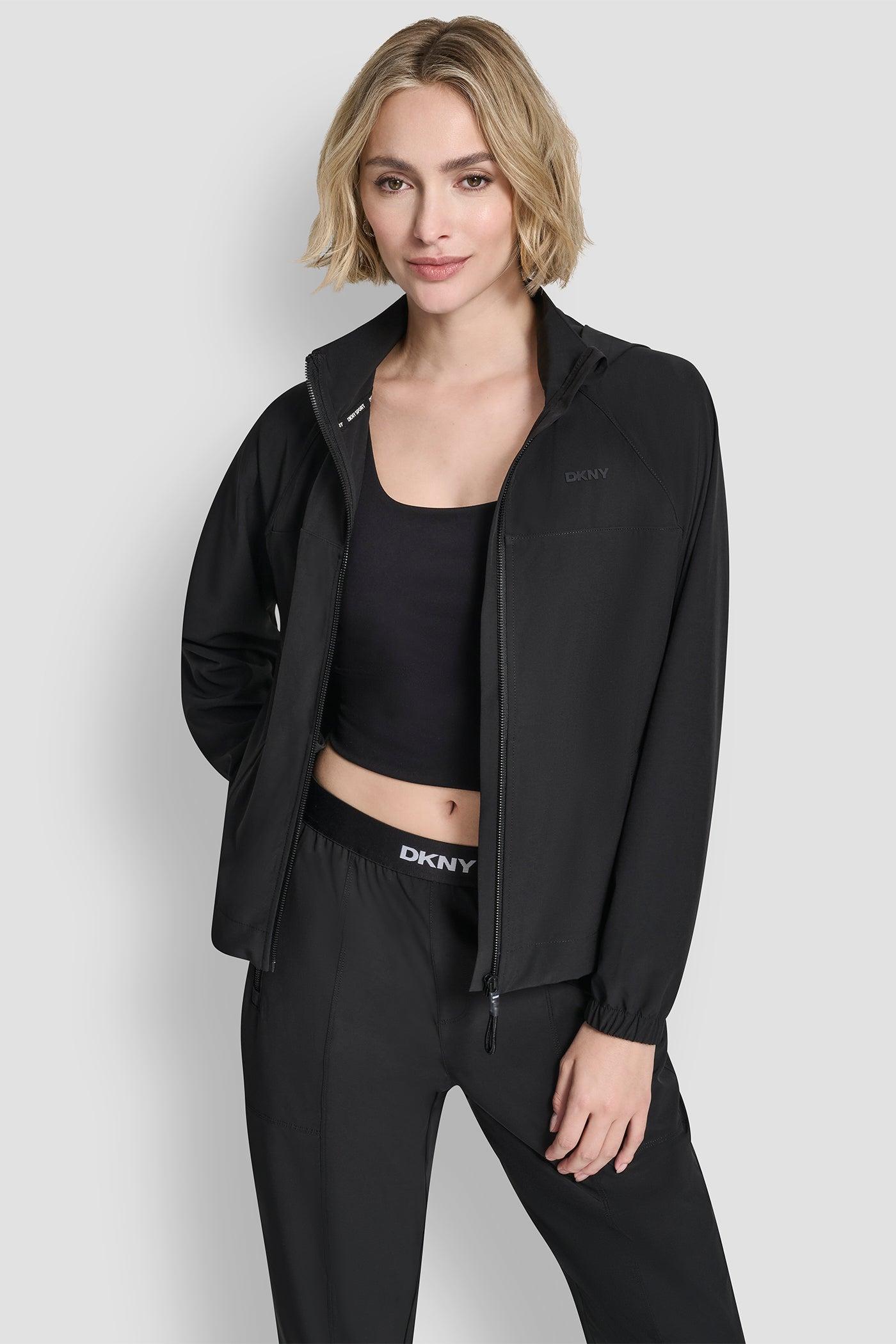 LOGO HOODED SHORT JACKET Product Image