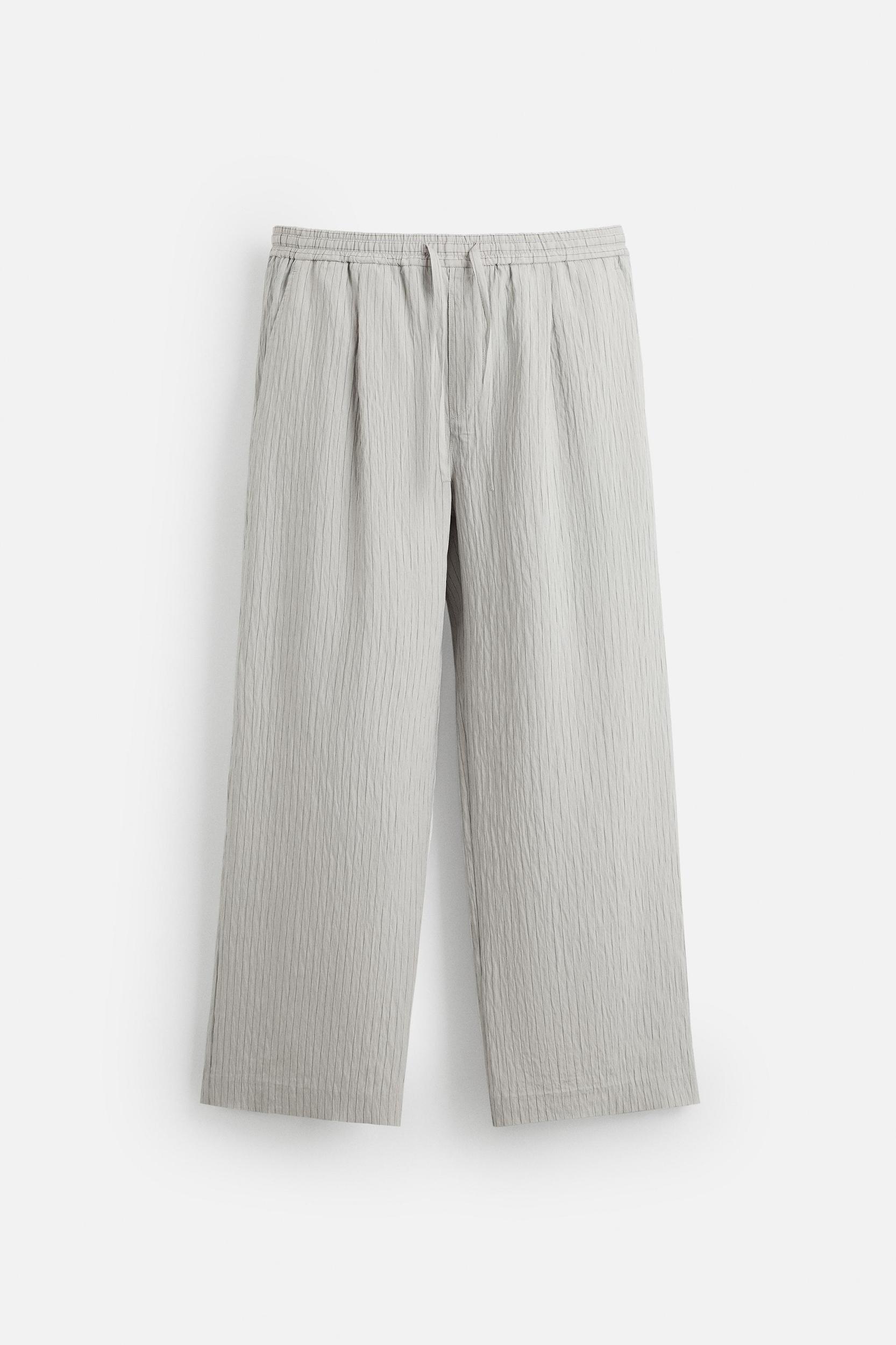 STRIPED FLOWY PANTS Product Image