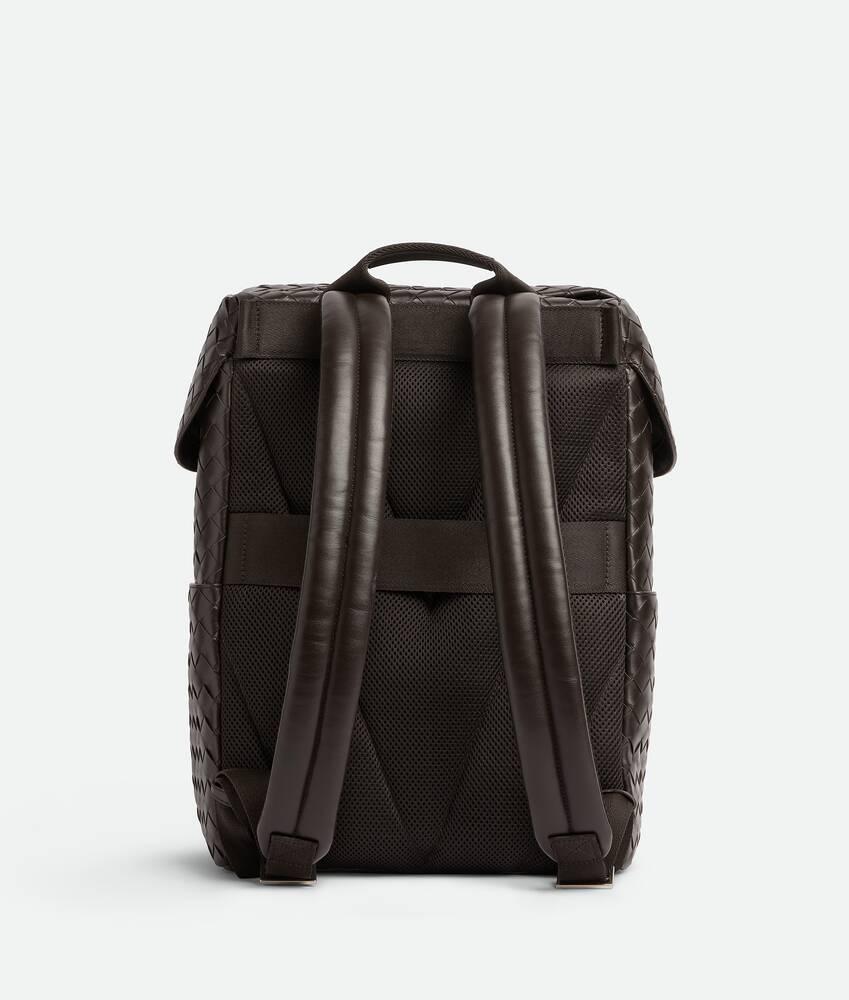 Men's Intrecciato Flap Backpack in Fondant Product Image