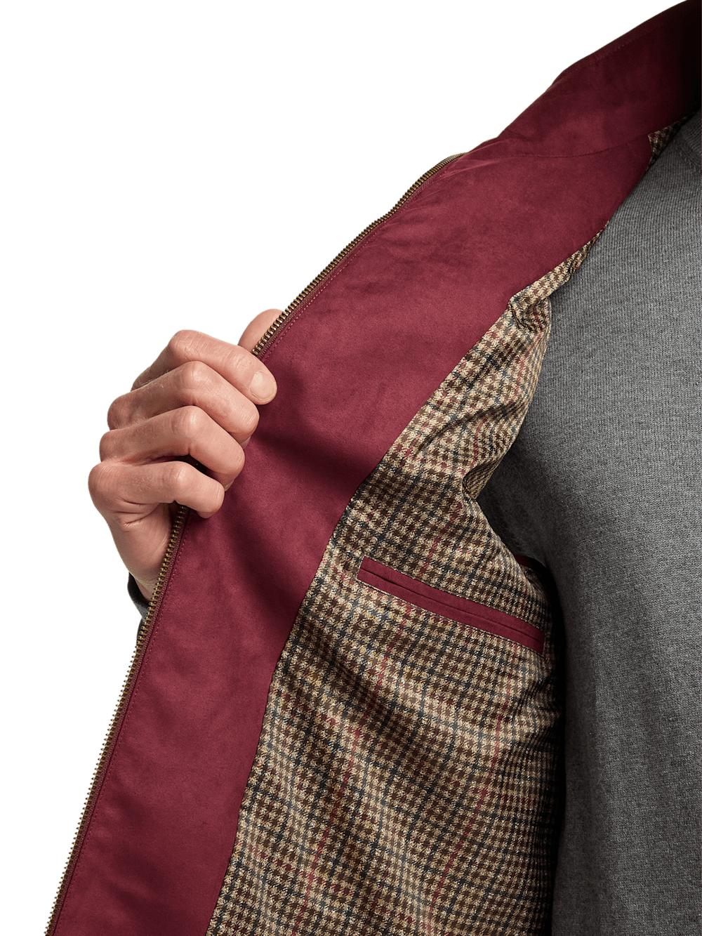 Microsuede Vest - Burgundy Product Image