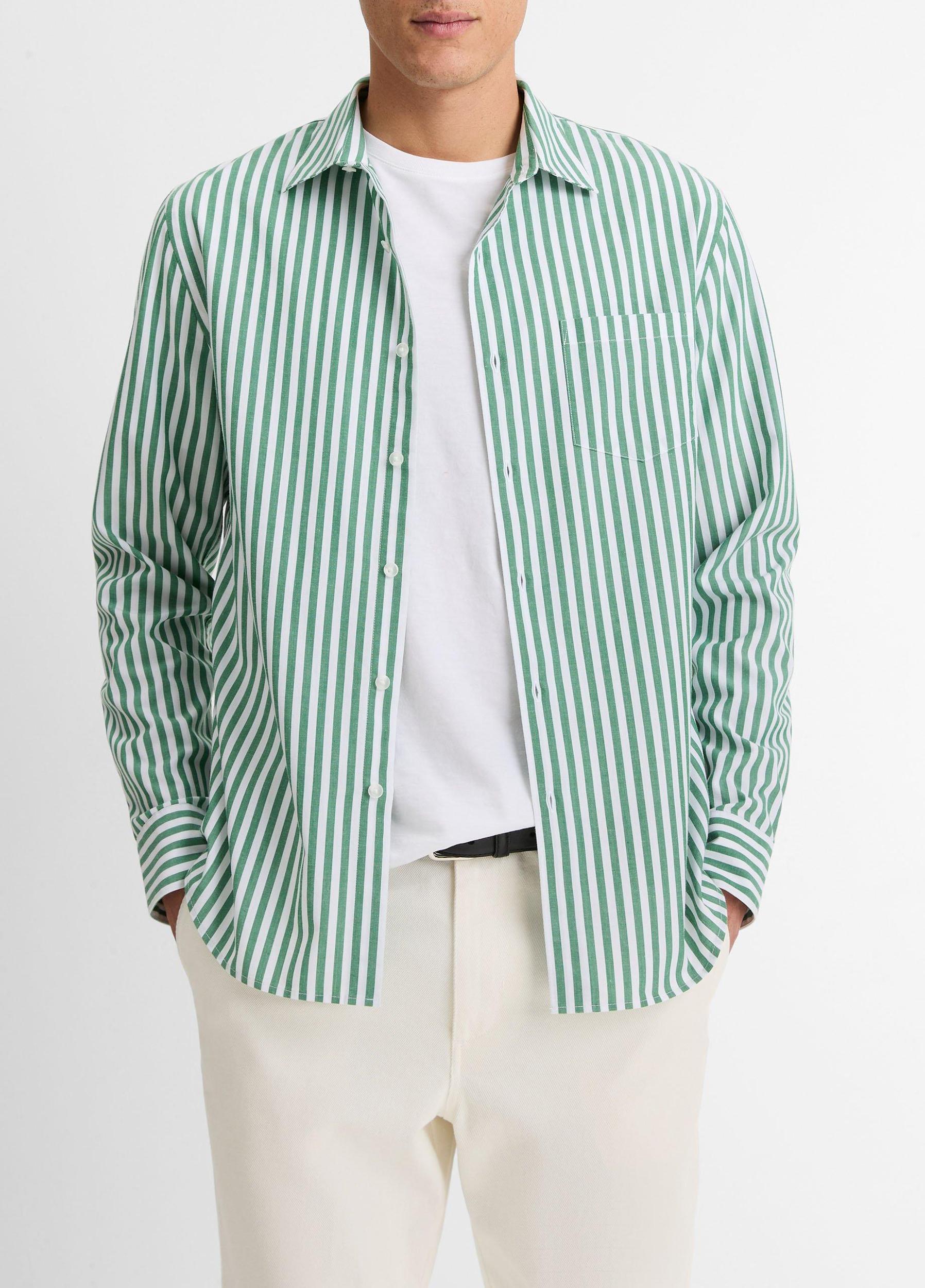 Hermosa Stripe Button-Front Shirt Product Image