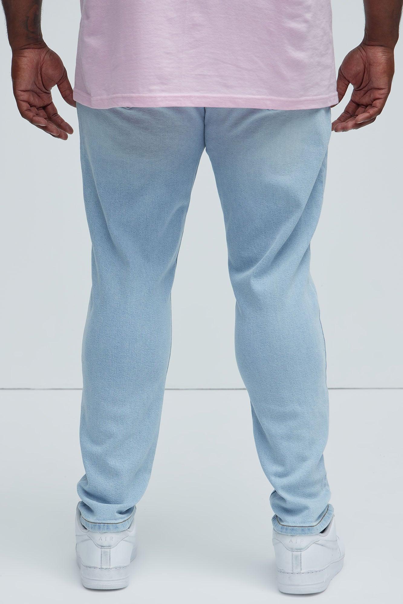 Cornell Skinny Jeans - Light Blue Wash Product Image