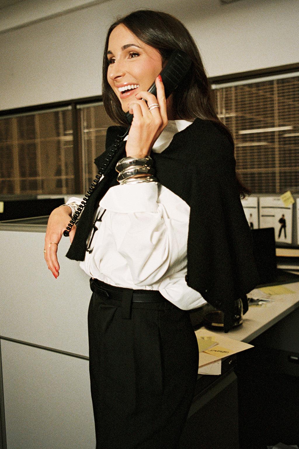 Perfect White Button Down + Pant Combo Product Image