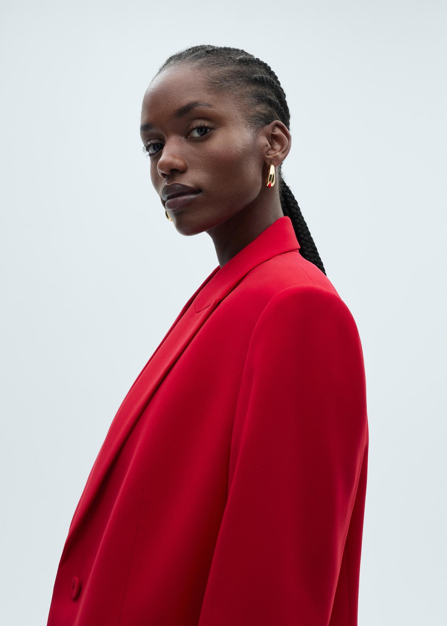 Structured suit jacket - Women | MANGO USA Product Image