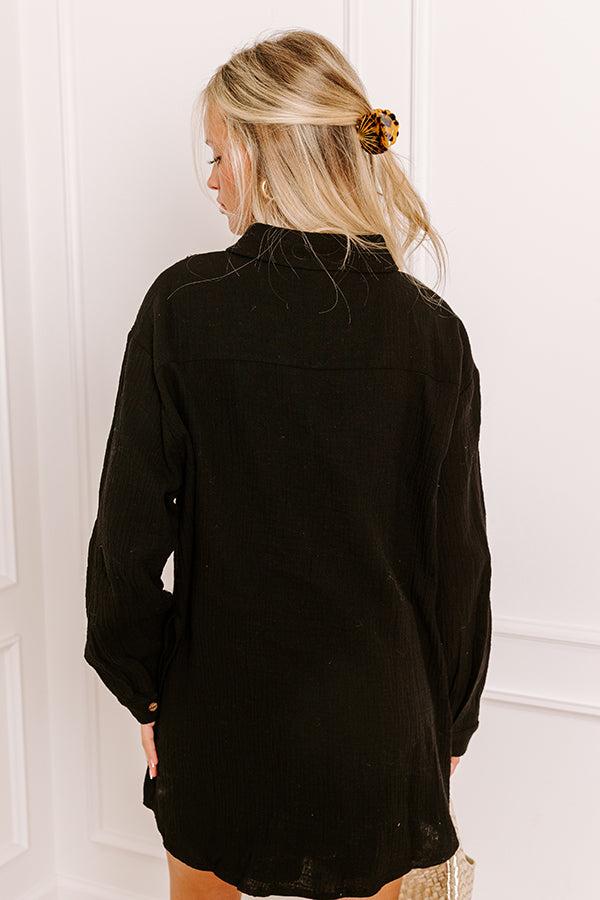 Breezy Chic Romper in Black Product Image