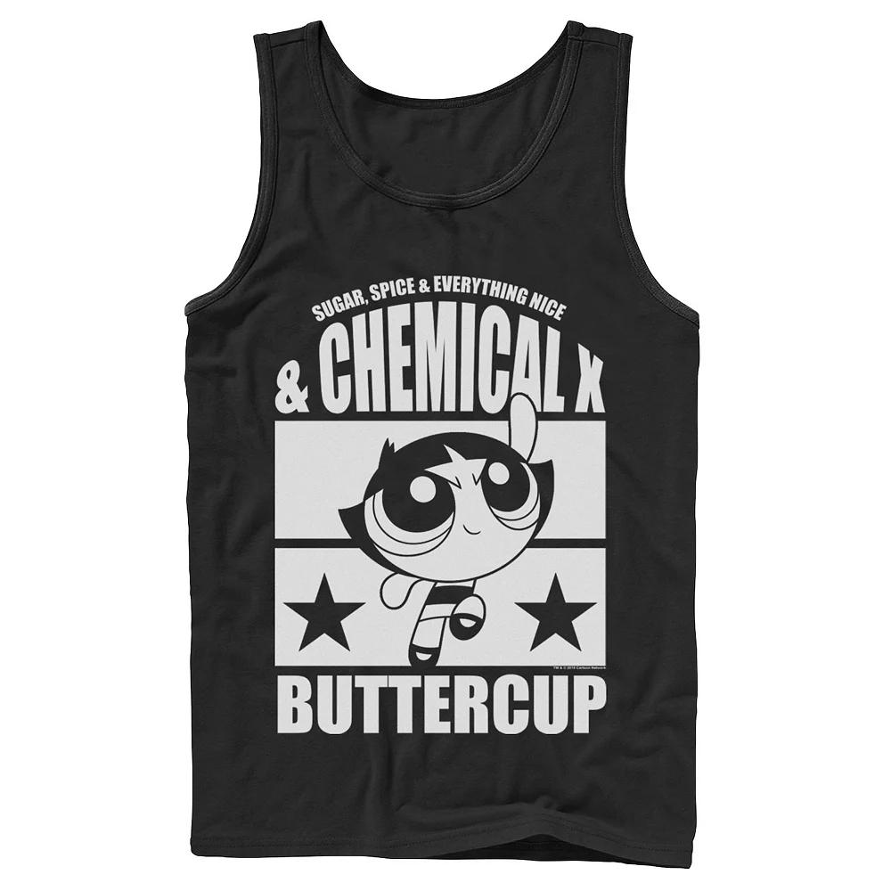 Men's Cartoon Network Powerpuff Girls Buttercup Chemical X Tank Top,  Product Image