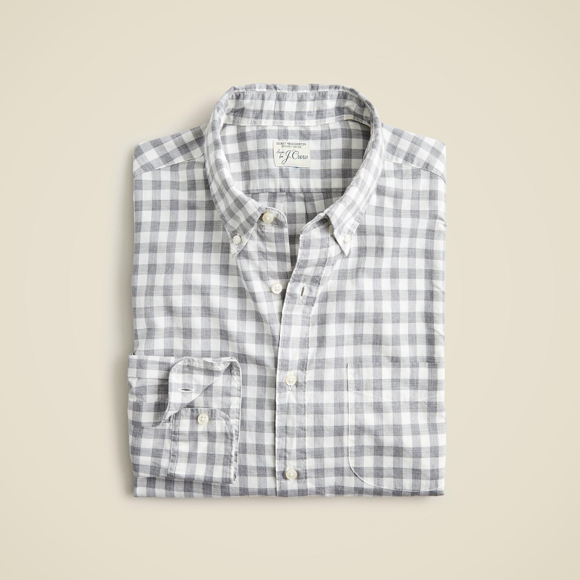 Secret Wash cotton poplin shirt Product Image