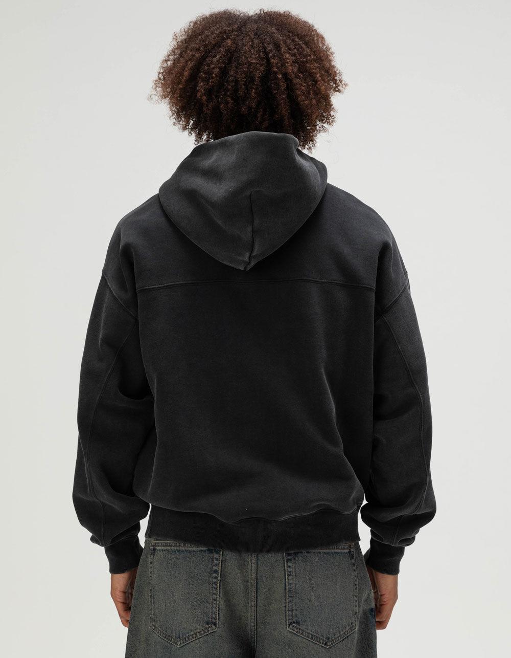 RSQ Mens Oversized Hoodie - BLACK Product Image
