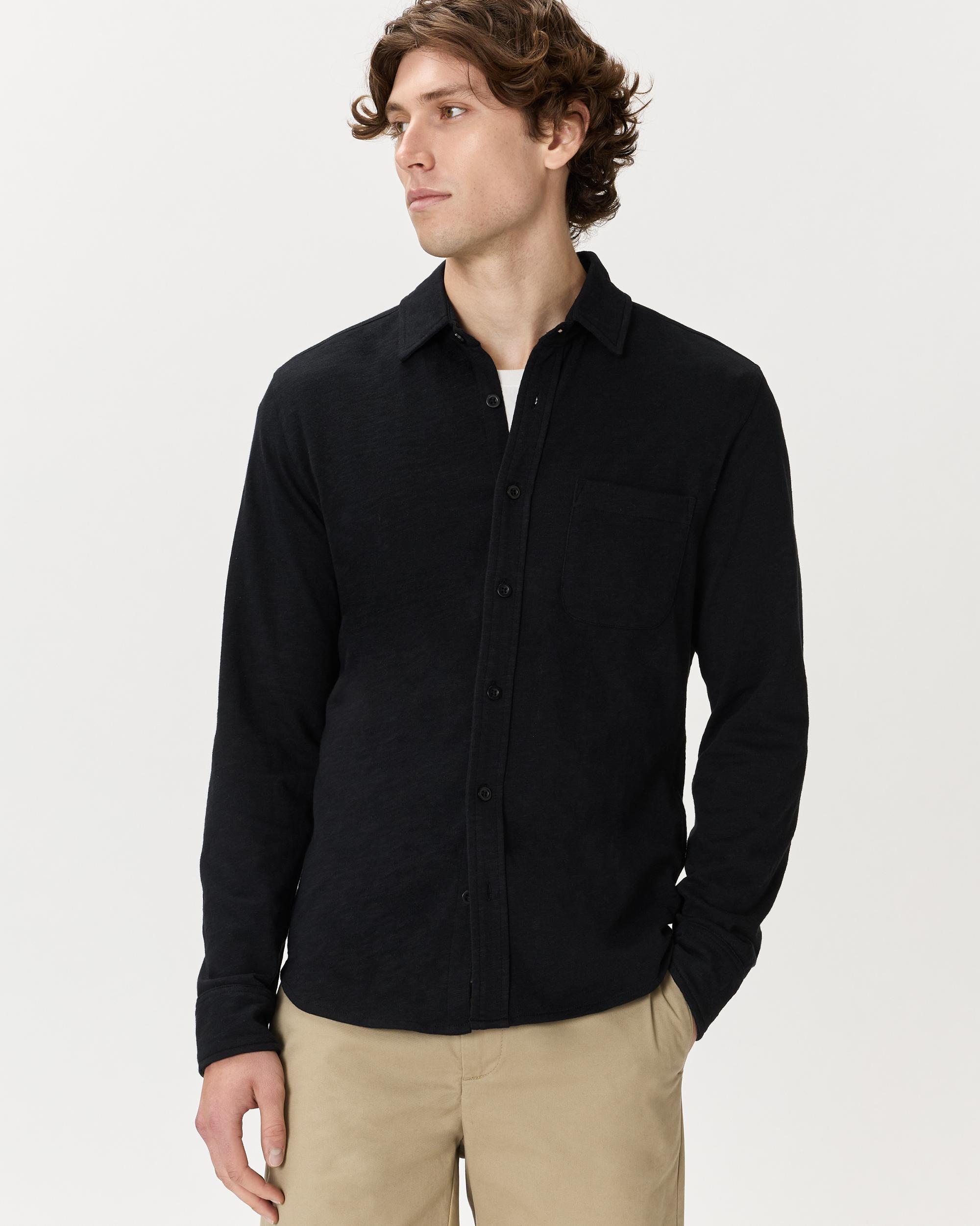Quince | Men's Slub Long Sleeve Button Up Shirt Organic Cotton Product Image