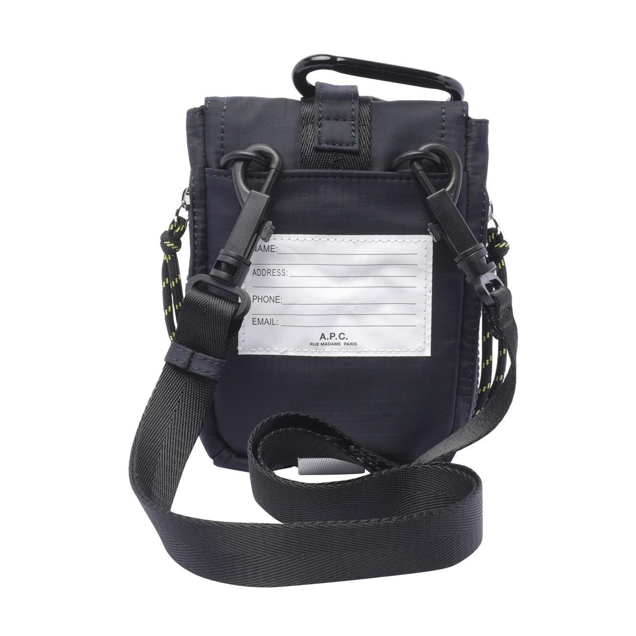 APC Navy Trek Crossbody Pouch In Iak Dark Navy Product Image