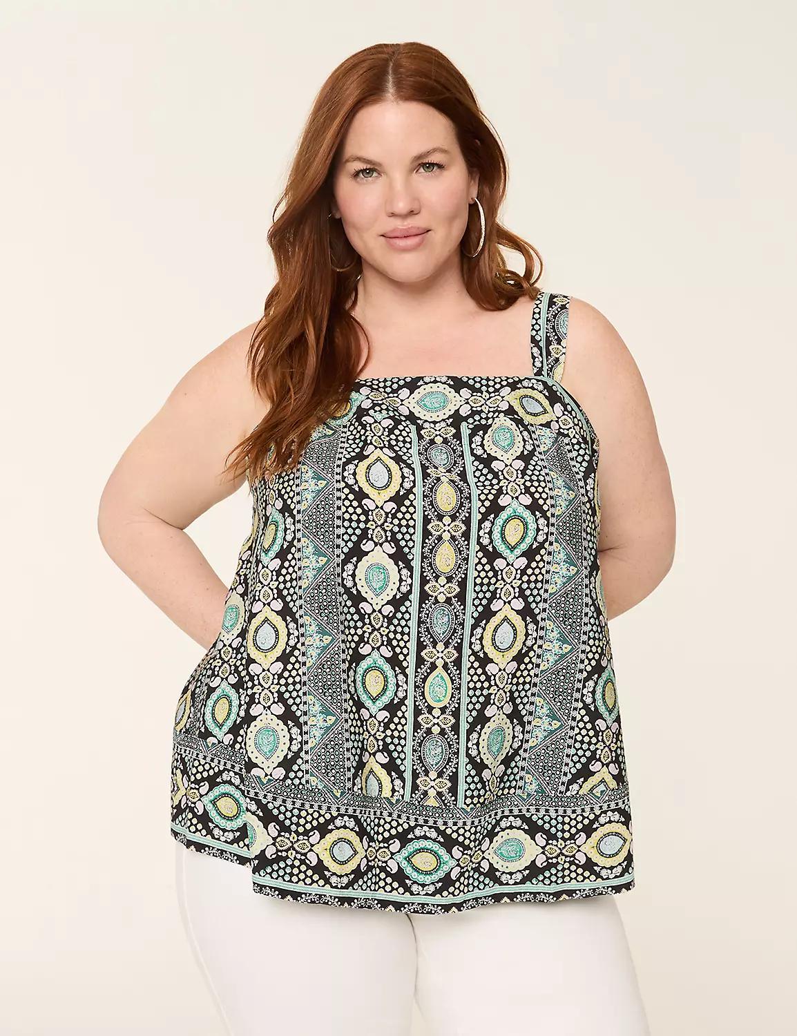 Square-Neck Popover Tank Product Image