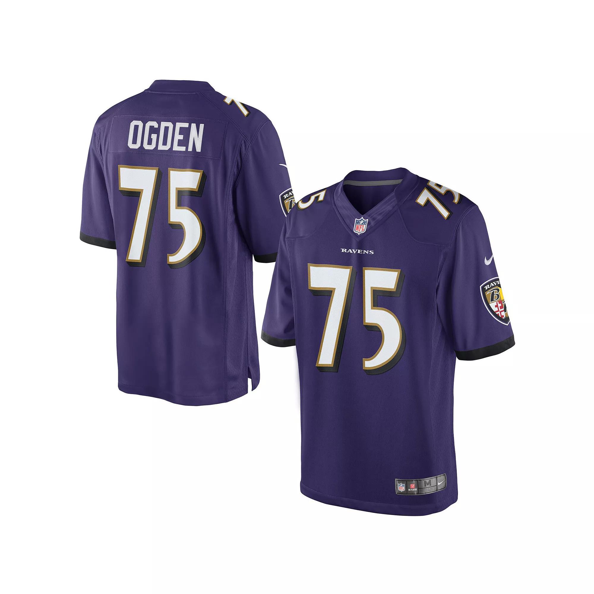 Mens Nike Jonathan Ogden Purple Baltimore Ravens Retired Player Limited Jersey, Men's,  Product Image