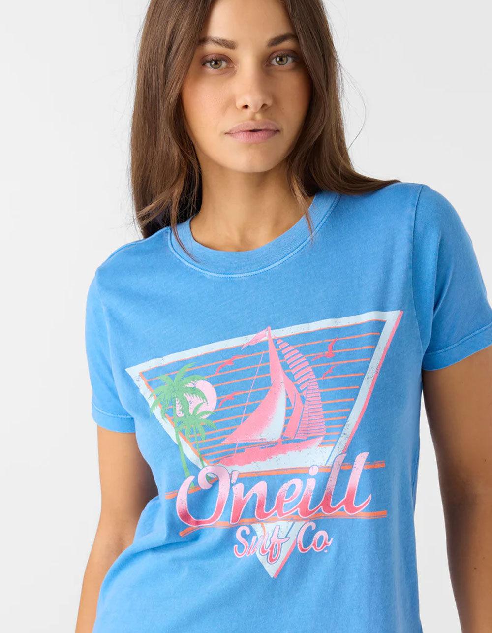 O'NEILL Sunset Seeker Womens Slouchy Tee - BLUE Product Image