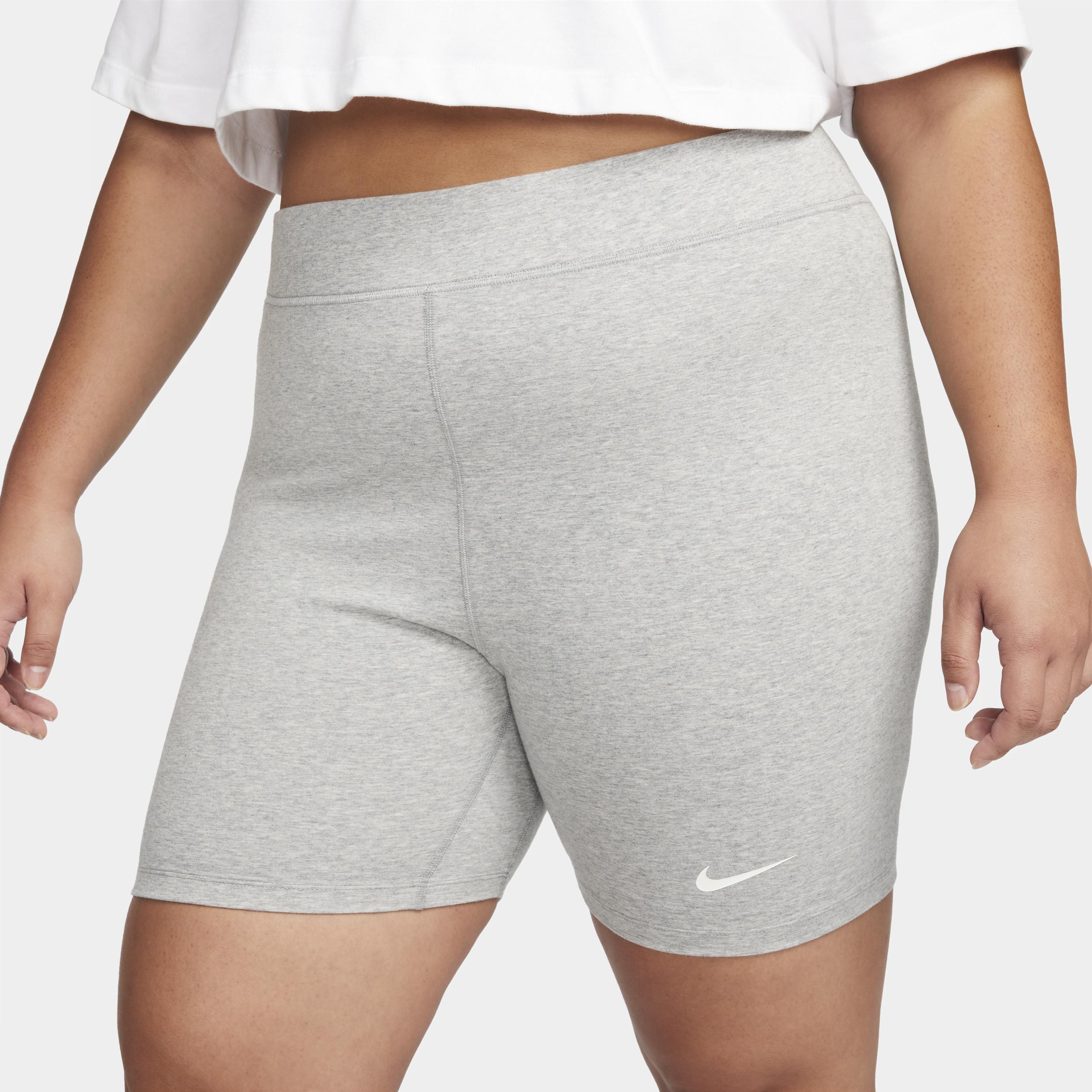 Women's Nike Sportswear Classic High-Waisted 8" Biker Shorts (Plus Size) Product Image