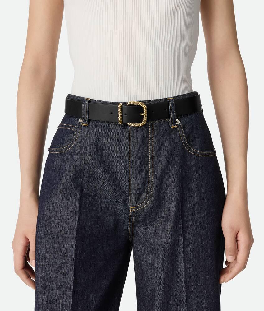 Women's Coaxial Loop Belt in Black Product Image