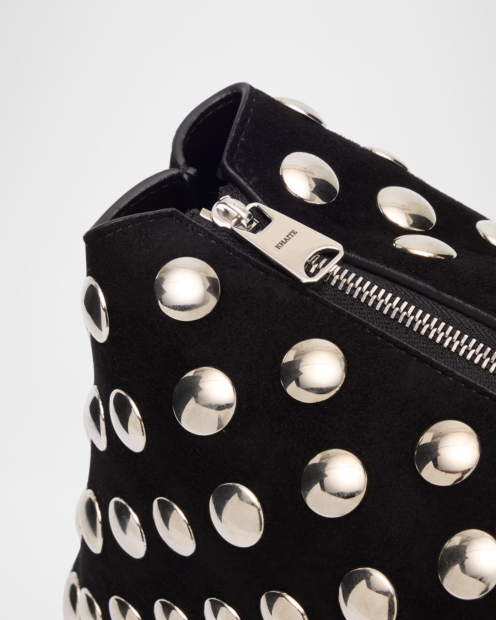 Lina Medium Studded Suede Crossbody Bag Product Image