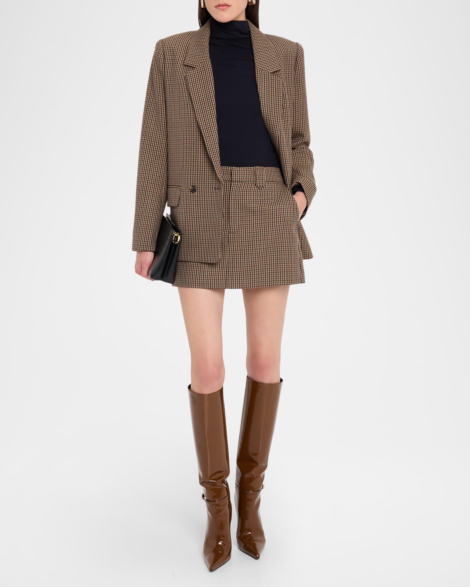 Bobbi Houndstooth Mini Skirt Product Image