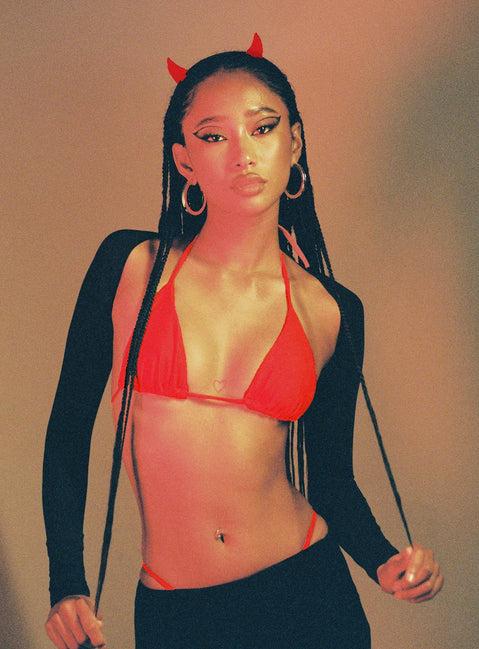 Koslo Bolero Top Black Product Image