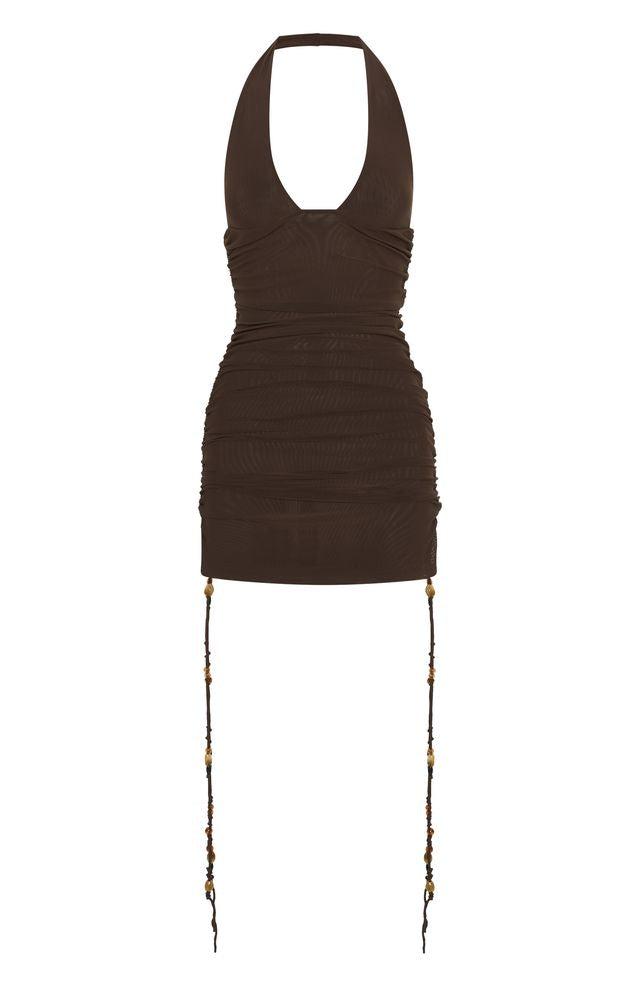 Hearts Desire Mini Dress Chocolate Product Image