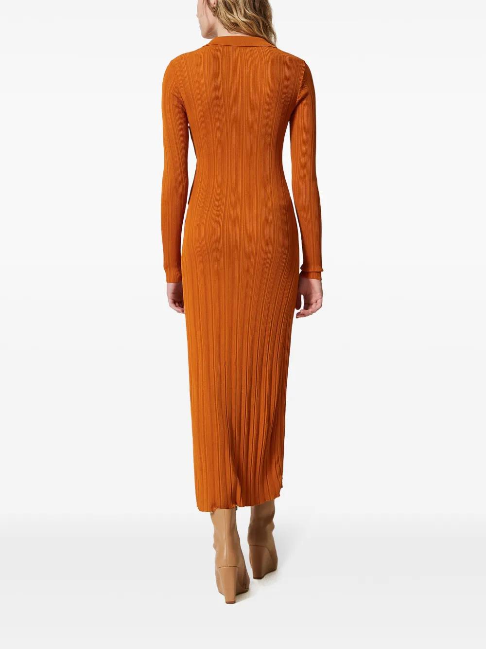 ribbed-knit maxi dress Product Image