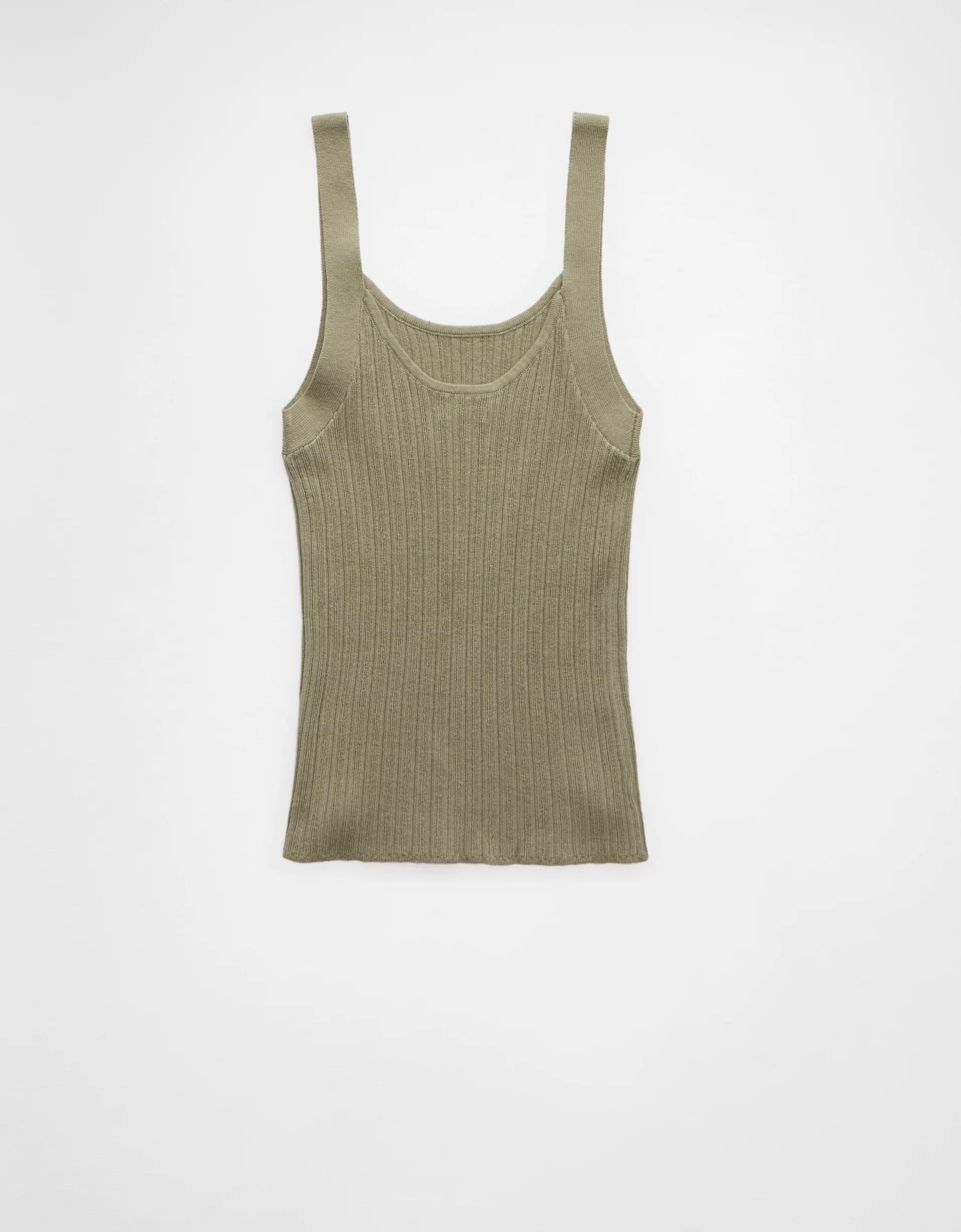 AE Scoop Neck Sweater Tank Top Product Image