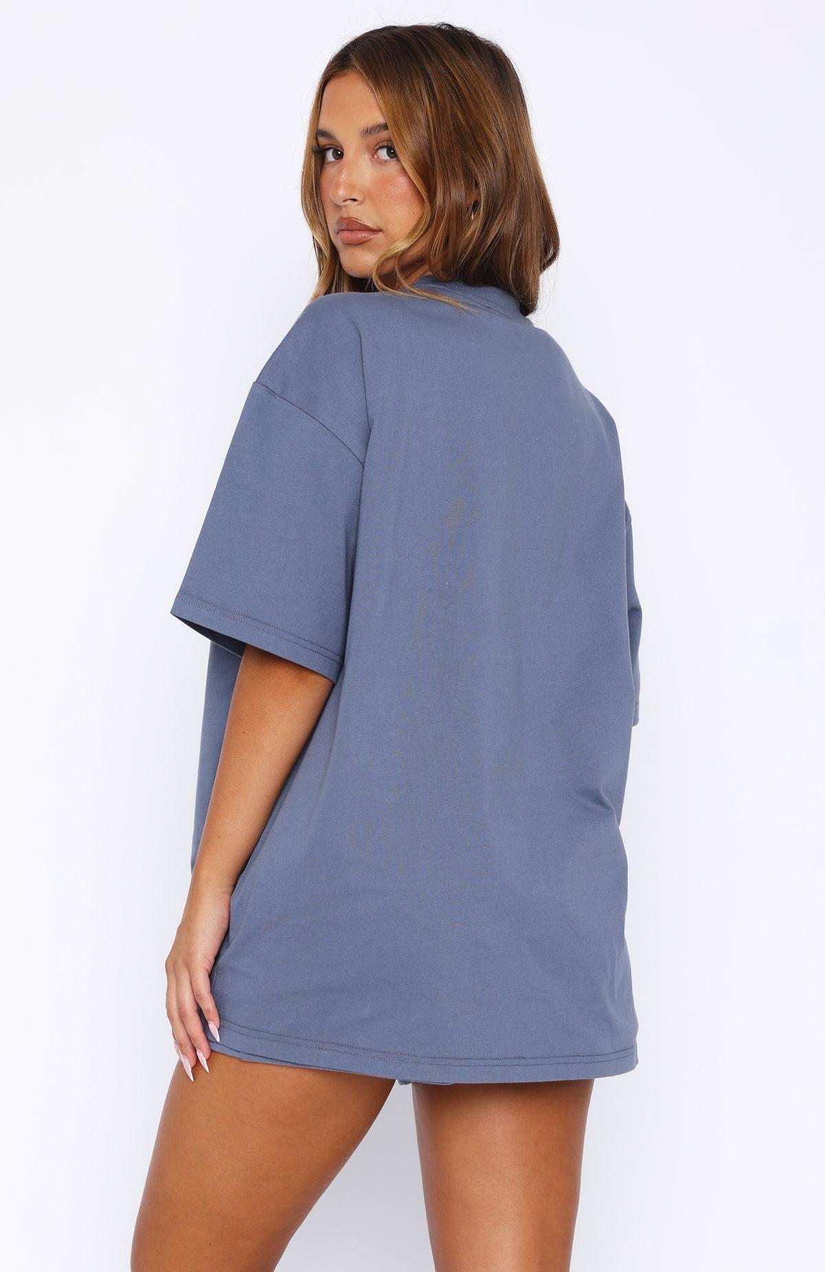 Core Classic Oversized Tee Ocean Product Image