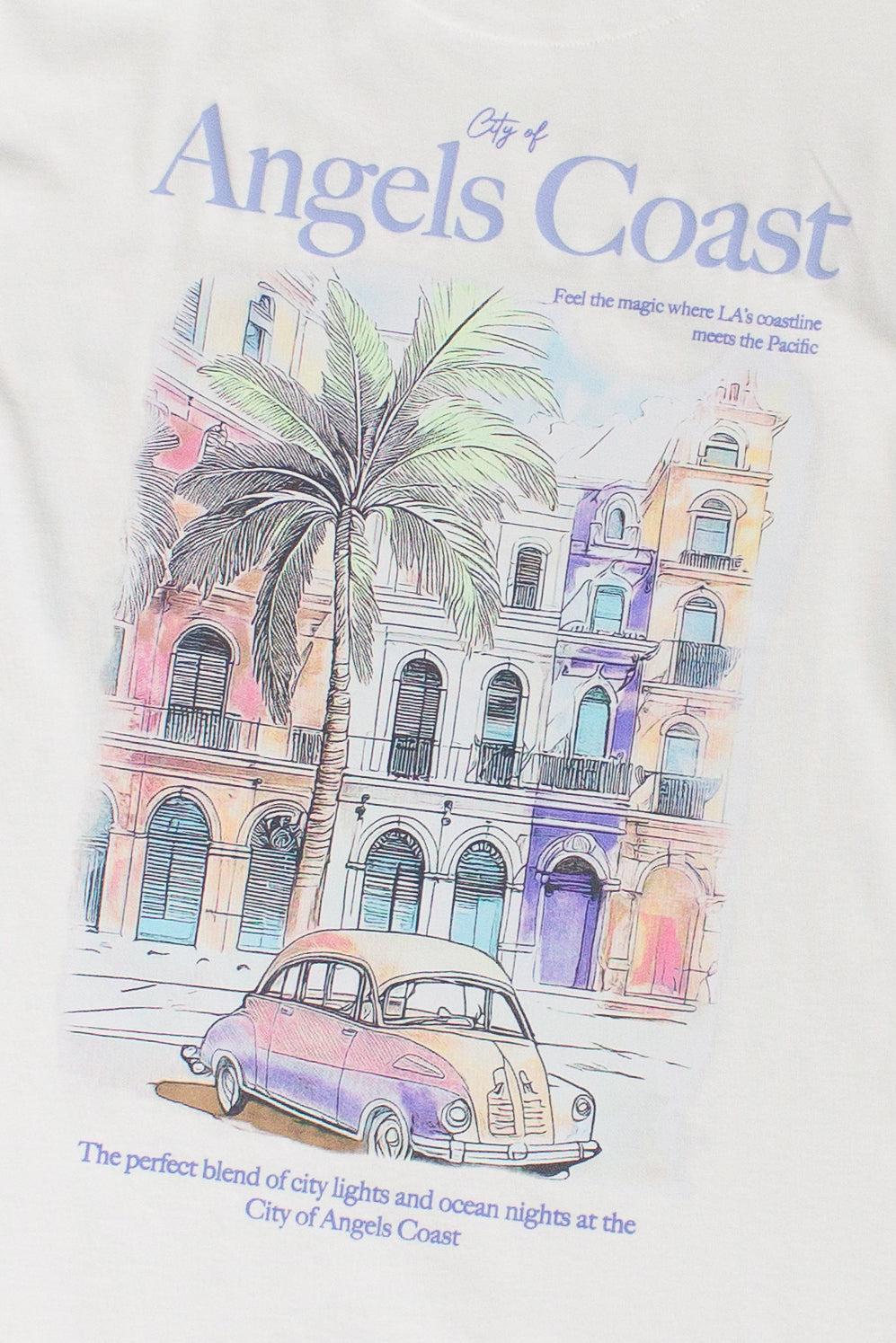 Angelino Beach Graphic T-Shirt Product Image