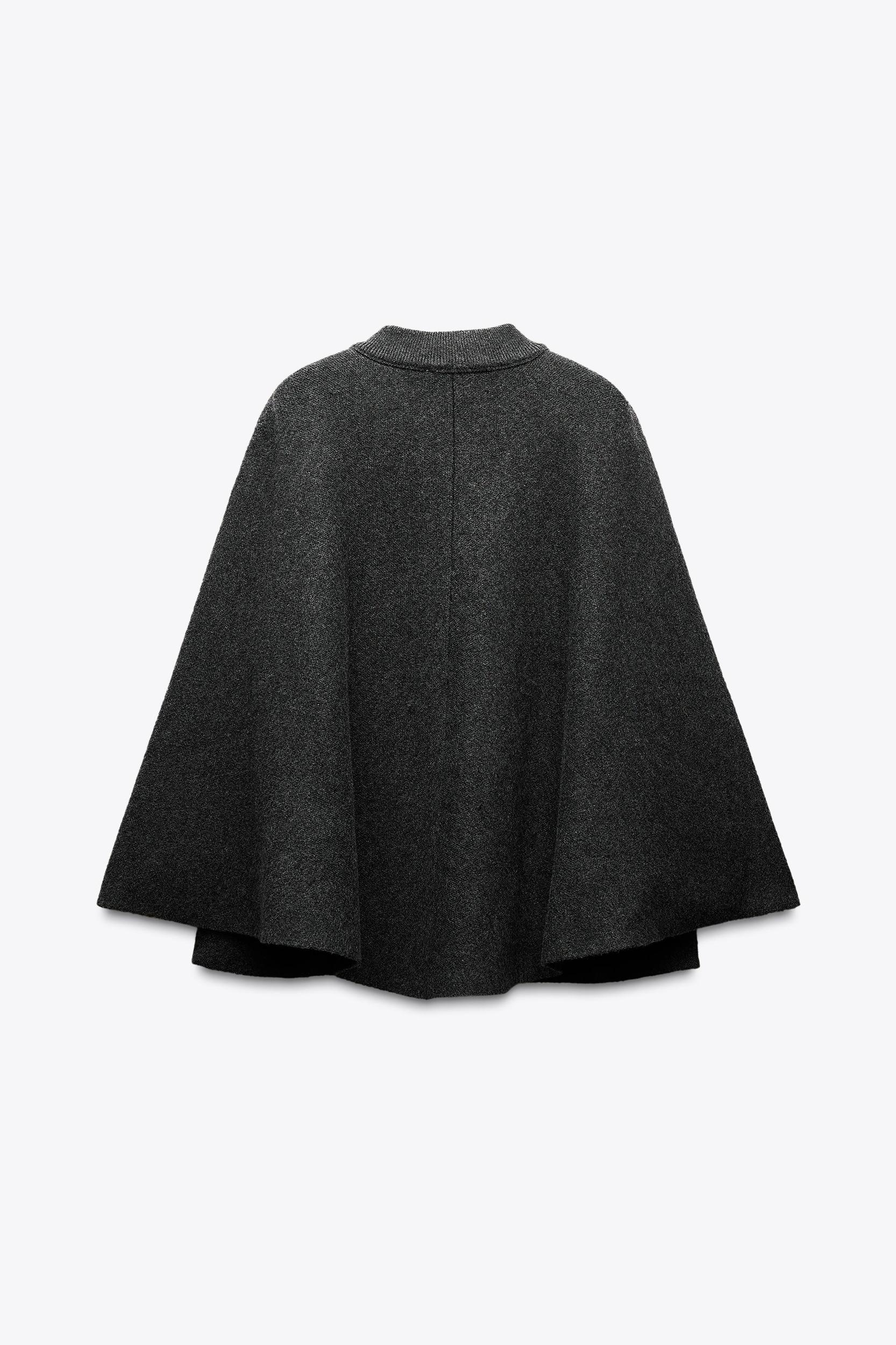 KNIT CAPE COAT Product Image