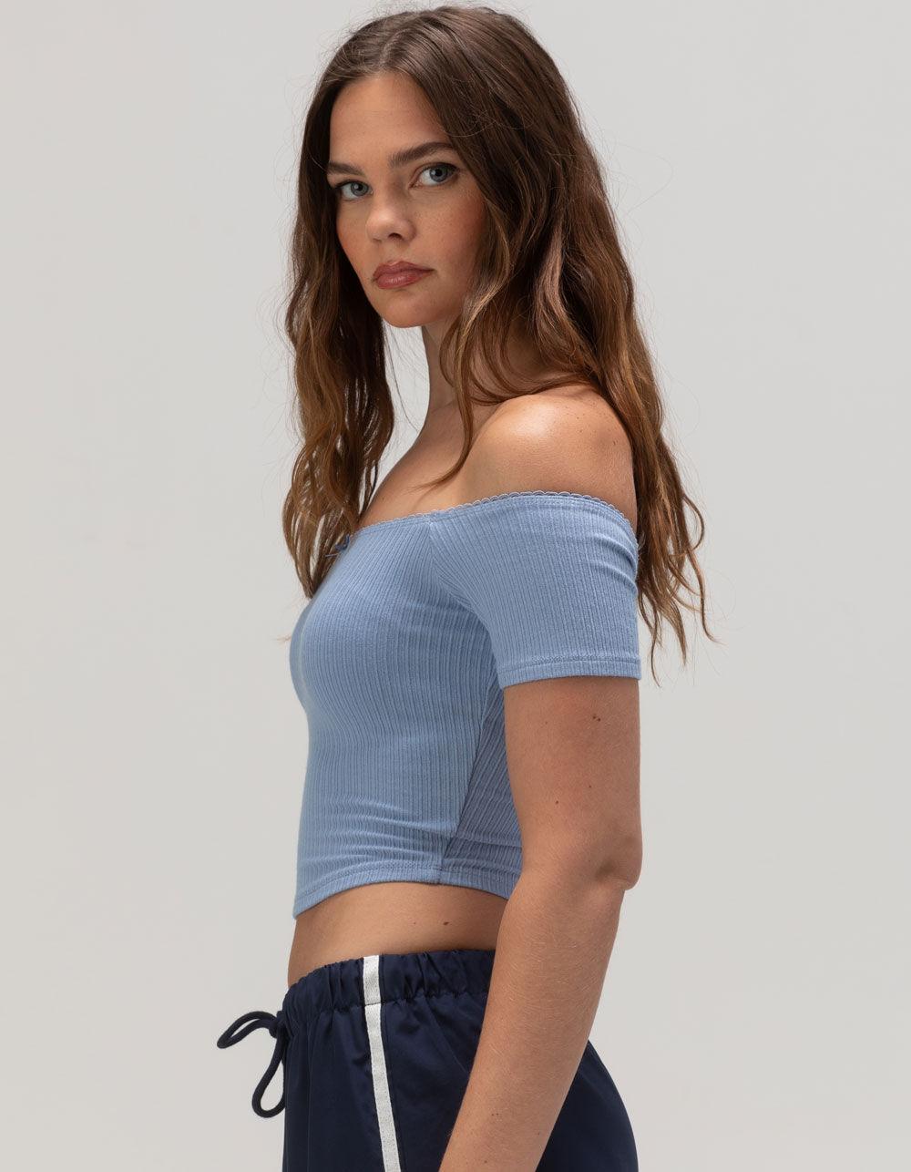 BOZZOLO Ballet Neck Womens Top - PINK Product Image