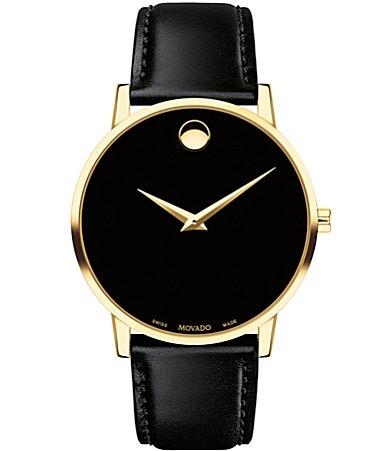 Movado Museum Classic Yellow Gold-Tone Case Watch, 40mm Product Image