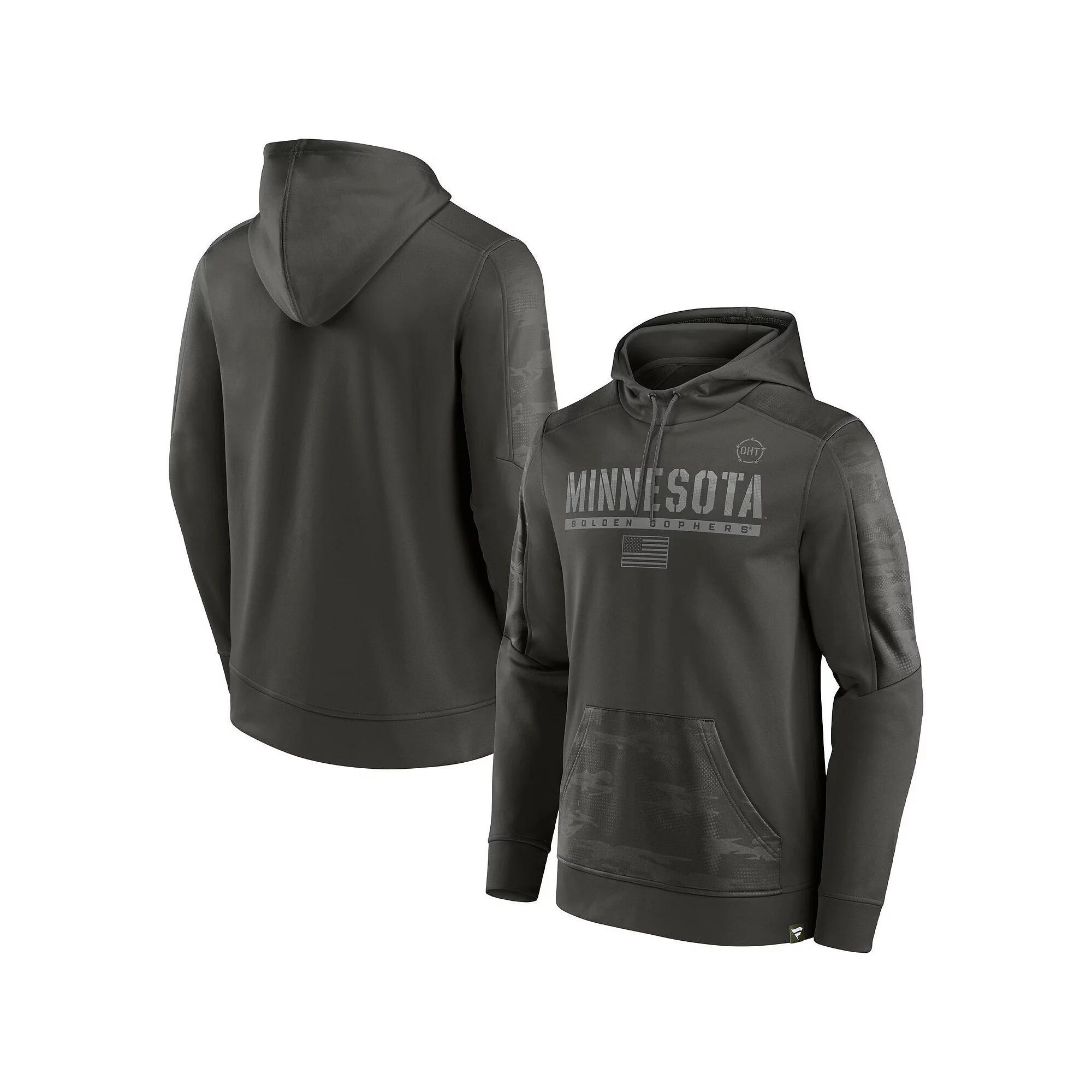 Men's Fanatics Branded Olive Minnesota Golden Gophers OHT Military Appreciation Guardian Pullover Hoodie,  Product Image