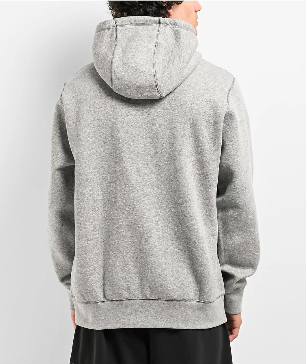 Nike Sportswear Club Fleece Heather Grey Hoodie Product Image