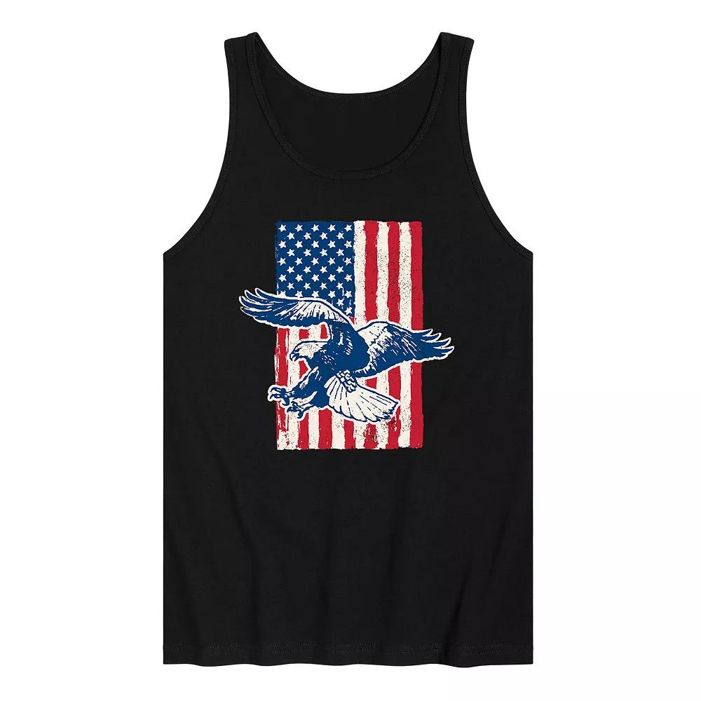 Men's Eagle American Flag Tank Top,  Product Image