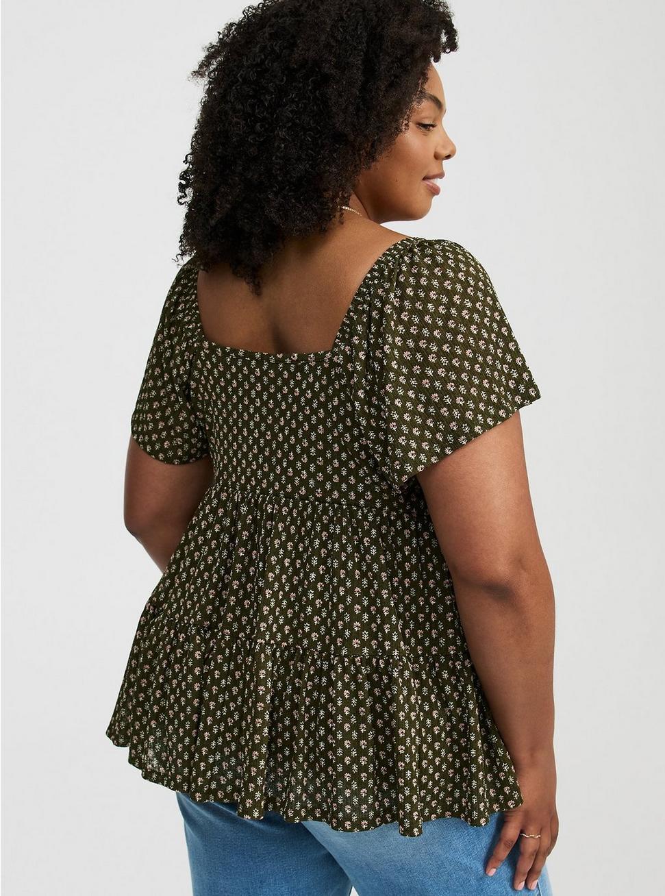 Flutter Sleeve Babydoll Top Product Image