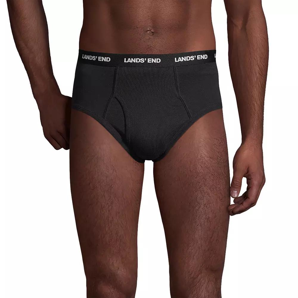 Men's Lands' End 3-Pack Knit Briefs,  Product Image