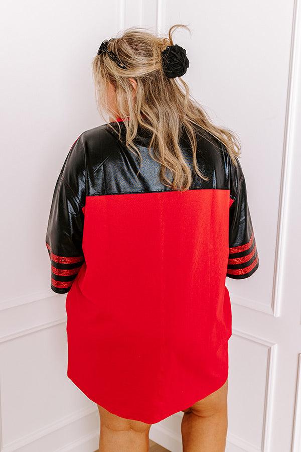 State Pride Sequin Mini Dress in Georgia Curves Product Image