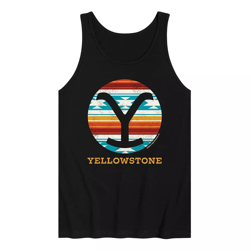 Men's Yellowstone Western Blanket Tank Top,  Product Image