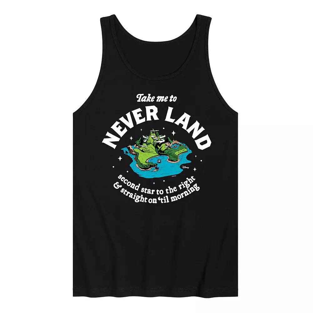 Disney's Peter Pan Men's Never Land Graphic Tank Top,  Product Image